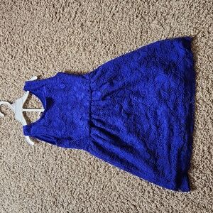 Girls blue dress